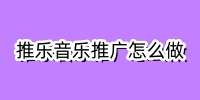 推乐音乐推广怎么做，推乐音乐推广平台靠谱吗